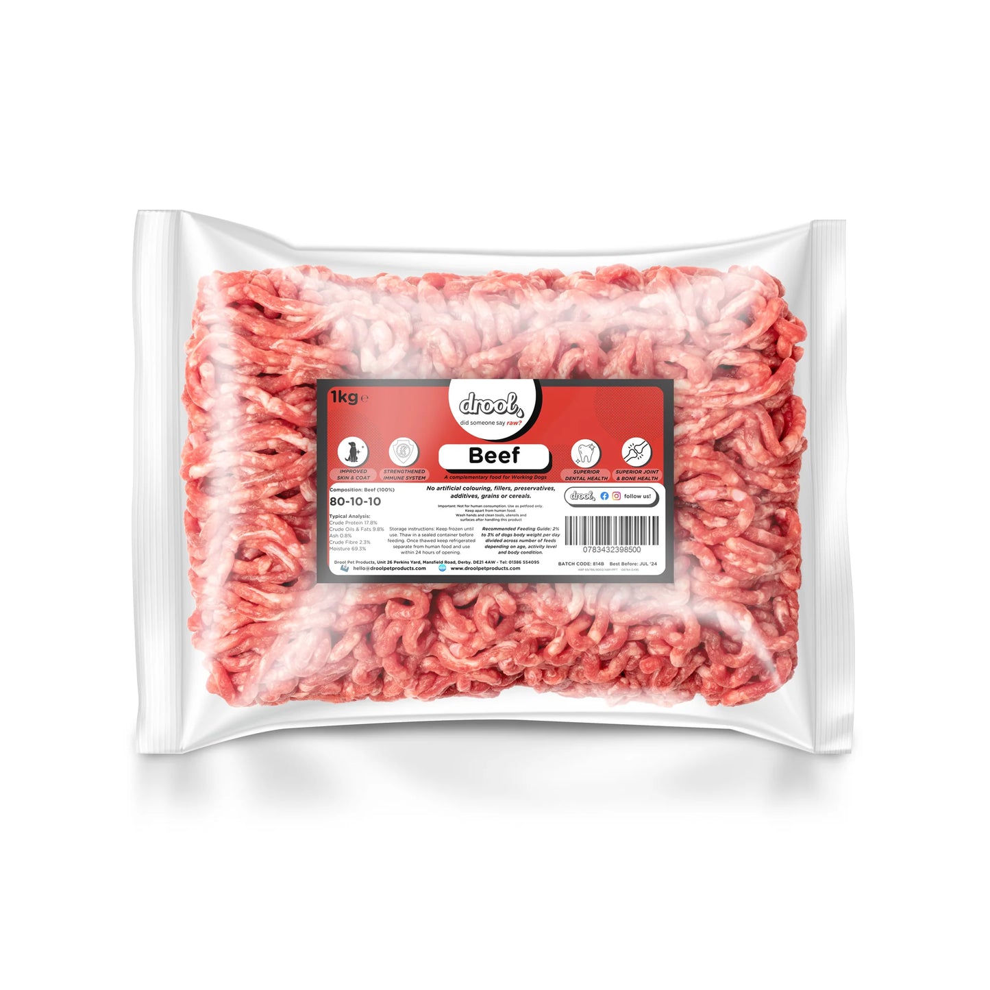 Drool Beef Freeflow Mince 1kg