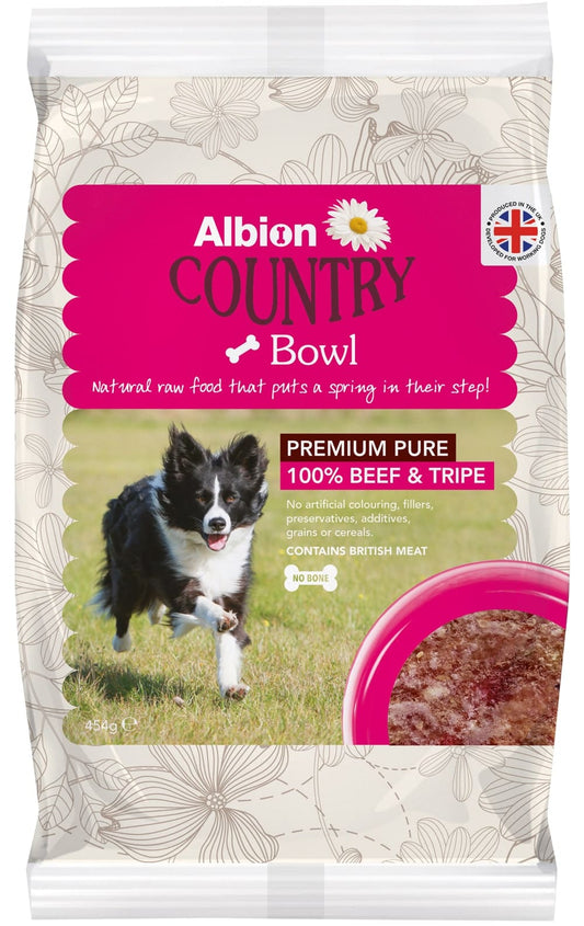Albion Premium Pure Beef & Tripe 12 x 454g